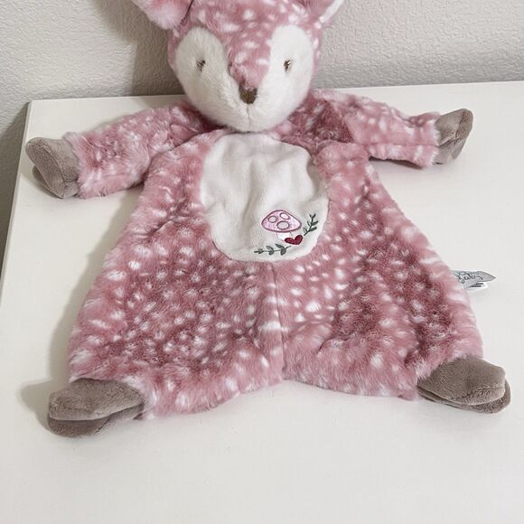 Douglas Baby Cuddle Toys Farrah Pink Fawn Sshlumpie Security Blanket Lovey 17" - Picture 4 of 13